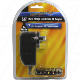 Switchmode Power Supply 240VAC input, output 9V, 12V, 13.5V, 15V DC @ 1.5A, 18V, 20V DC 1.2A, 24V DC @ 1A 