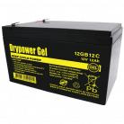 Deep Cycle - Drypower 12V 12Ah Sealed Lead Acid Gel Battery