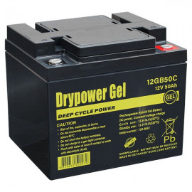 Drypower DEEP CYCLE 12V 50Ah Sealed Lead Acid Gel Battery