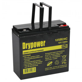 12SB24C Drypower 12V 24Ah Sealed Lead Acid Battery