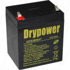 Drypower 12V 5Ah Sealed Lead Acid Battery - NP5-12 Genesis Yuasa replacement