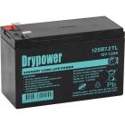 12V 7.2Ah Drypower Long Life Standby AGM Battery - 6-9 Year Design Life