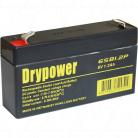Drypower 6V 1.2Ah Sealed Lead Acid Battery. Replaces BP1.2-6, PS612, DM6-1.1, DM6-1.3, CF6V1.3, FG10121, CB6V1.2AH, NP1.2-6, LP6-1.2, WP1.2-6, LC-R061R3P, PB6/1.3, PS-612, PE6V1.2F1, RT613, CP612, NP1.2-6