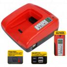 Universal 21.6-36V NiCd / NiMH / LiIon Powertool Battery Charger Base - High Voltage Model (Red Colour)