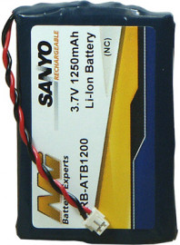 Battery pack compatible with RTI T1, T2 and T3 universal remote controls.