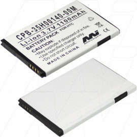 HTC Battery replacement for HTC 7 Mozart HTC A7272 HTC Desire Z HTC Moda 	HTC PC10100 HTC T8698 