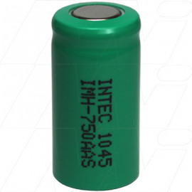 IMH-750AAS 2/3AA size 750mAh industrial grade NiMH cylindrical battery