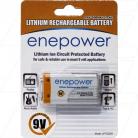 Enepower 500mAh 9V li-ion Rechargeable for wireless microphone