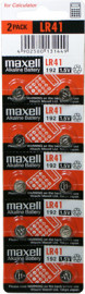 LR41 Alkaline Button Battery 10 pack