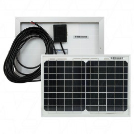 SY2-M10W-8M  	Symmetry 12V 10W 36 cells 0.55A IP65 Junction Box Monocrystalline Solar Module with 8m x 0.5mm2 dual core leads 