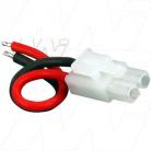 Hobby Kyosho Male Housing, Female Contacts, 16 awg Silicone leads 133mm, JST-Solterco LP02-1