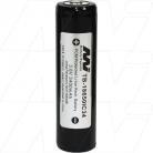 3400mAh 18650 size Lithium Ion Torch Battery (sometimes called 18700) 