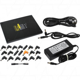 87 watt/hour slimline universal external laptop computer battery.