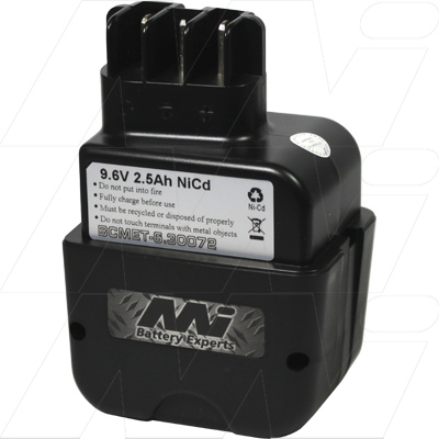 Metabo 9.6 volt battery clearance